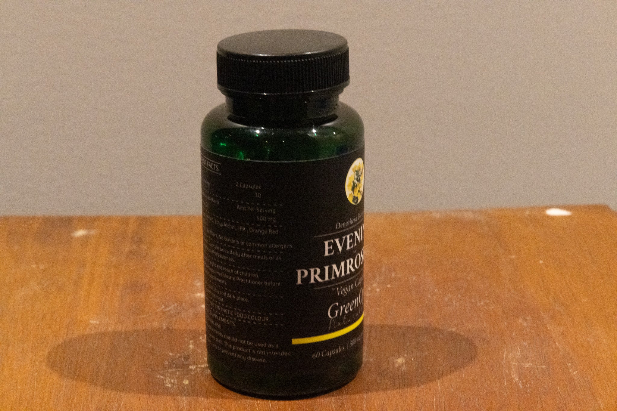 GreenOpia Evening Primrose Oil - 60 Vegan Capsules