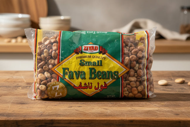 Ziyad Small Fava Beans - Premium Quality 16 oz