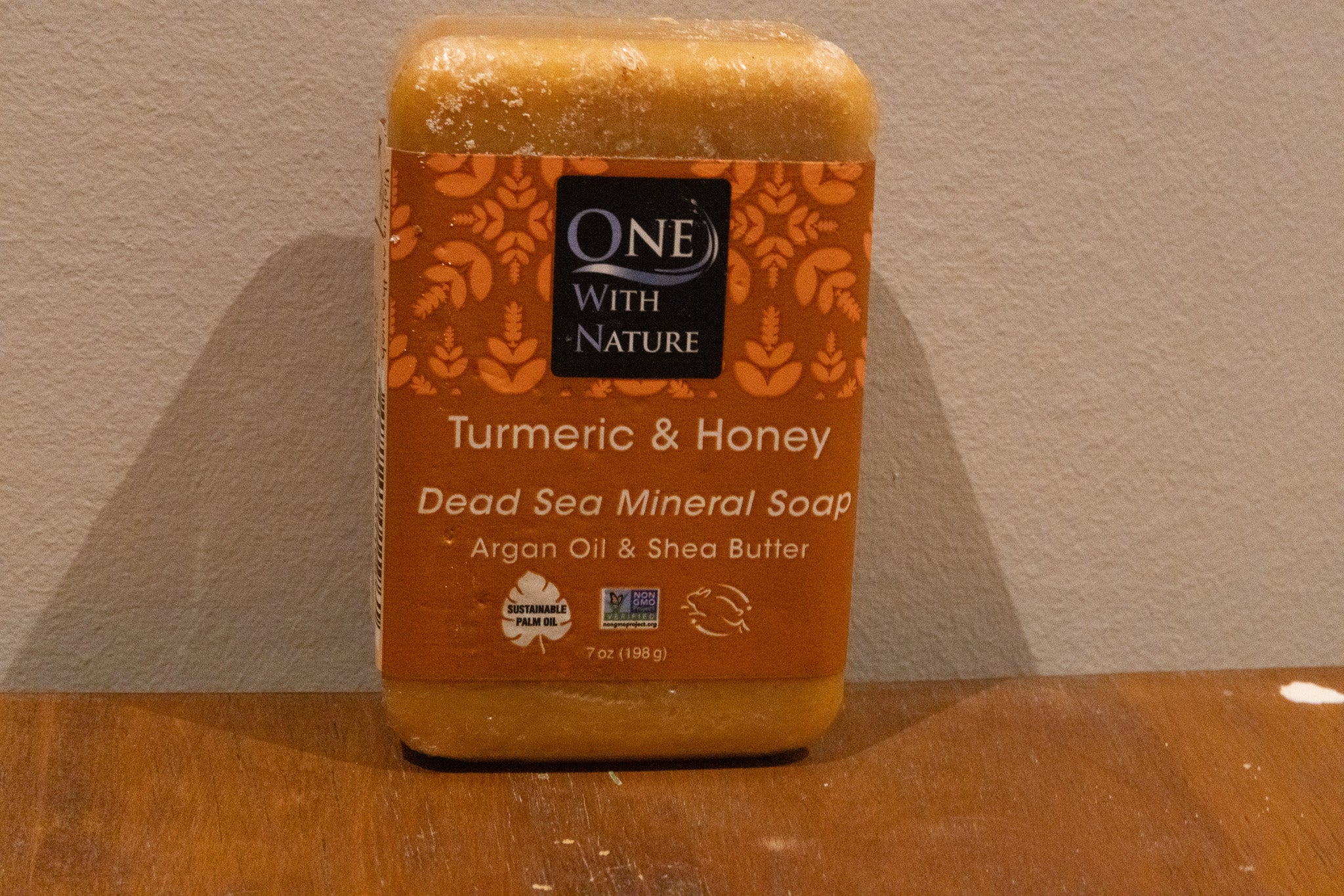 One With Nature Turmeric & Honey Dead Sea Mineral Soap