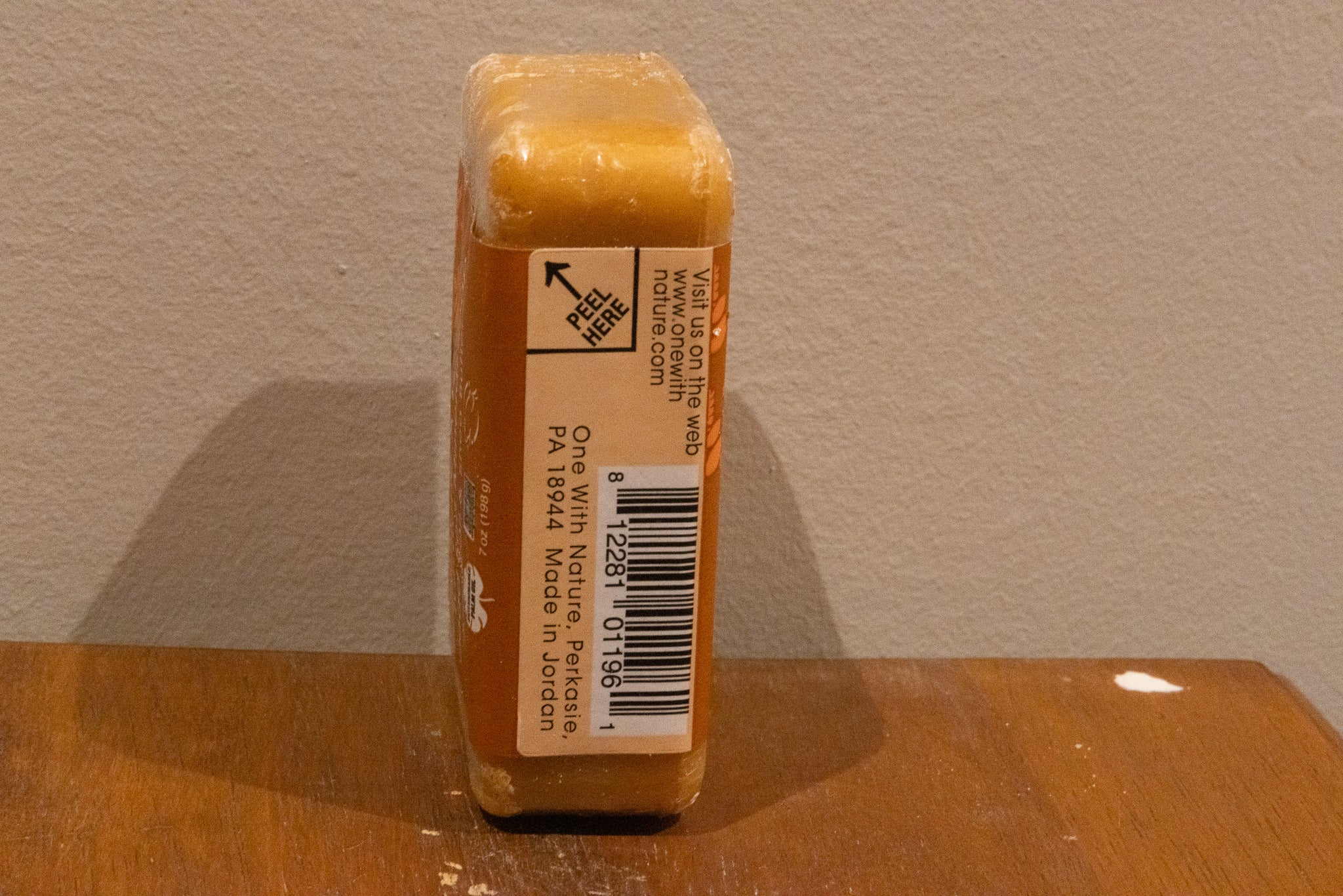 One With Nature Turmeric & Honey Dead Sea Mineral Soap